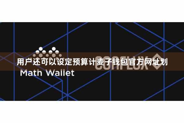 用户还可以设定预算计麦子钱包官方网址划