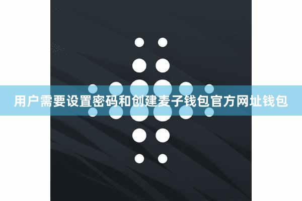 用户需要设置密码和创建麦子钱包官方网址钱包