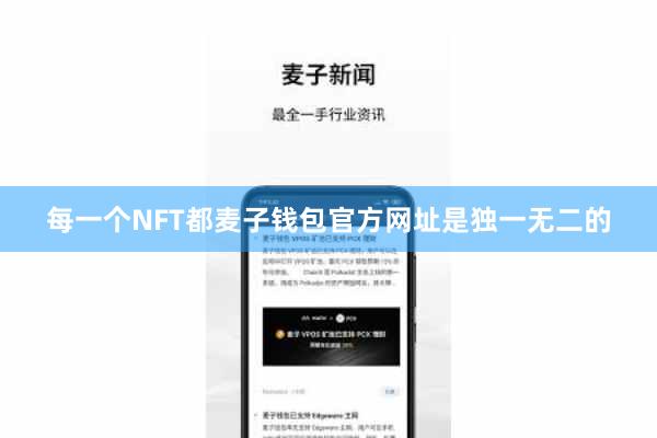 每一个NFT都麦子钱包官方网址是独一无二的